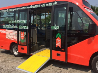 Thua Thien Hue province: Will put accessible bus routes for persons with disabilities into operation